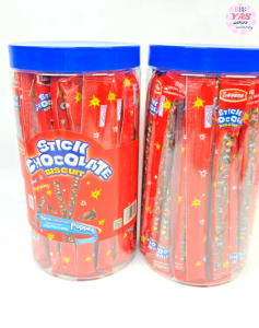 40pcs STICK CHOCOLATE BISCUIT WITH POPPING CANDY/loot bag fillers/paninda/giveaways/party favors.