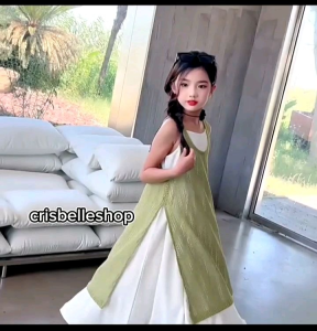 Crisbelleshop CR250347 Dress anak perempuan - Dress anak cewek teenager - Baju anak perempuan fashion