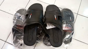 Sandal Karet Pria ATT Sendal Slop Selop Pria  Sendal Karet Cowok Anti Air Awet dan Lentur