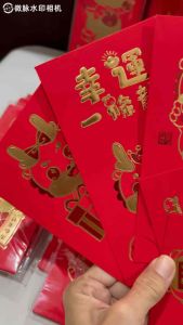 【现货】龙年红包2024年新款卡通生肖烫金利是封🧧