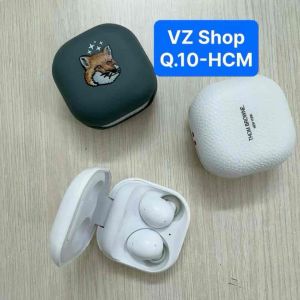 New Chính hãng-Ốp da Thom Browne và Maison Fox bảo vệ tai nghe Galaxy Buds Fe/ Buds 2 Pro/Buds 2/ Buds Live/ Buds Pr