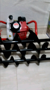 Bor Tanah 63cc Bor Bensin Gali Lobang Auger Drill 63cc