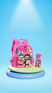 TAS RANSEL ANAK SEKOLAH MODEL KARAKTER LABUBU - MOTIF 3D TIMBUL USIA PAUD TK SD TERBARU