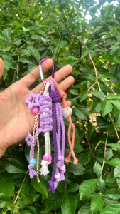 sebelum gila series🫧 || charm bag || gantungan kunci || keychain || carabiner || charm bag macrame || ready stock || real pict ||