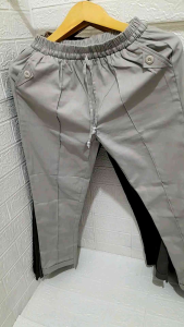 Baggy Pants Twill Cotton Commbad Streatch Tebal dan Melar Harem Celana Panjang Wanita Dewasa Premium skinny