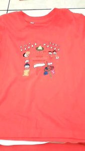 Atasan kaos anak laki-laki & anak perempuan 17 agustusan usia 2-9 tahun