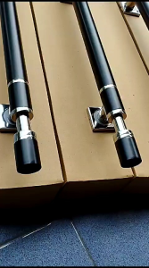 2pcs handle pintu rumah stainless stell model barbel 45cm 60cm 80cm gagang pintu stainless steel