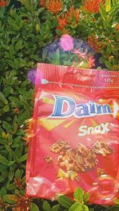 Chocolate Daim snax น้ำหนัก 145 กรัม อ่านรายละเอียดก่อนสั่ง /Read details before order BBF.29/07/26