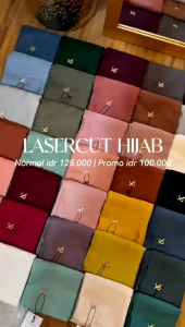 HIJAB JOURNEY LASER CUT POLOS VOAL