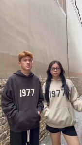 [Chính hãng] Áo Hoodie Fear of God Essentials 1977 Iron - 192BT212050F | Beater 8.10