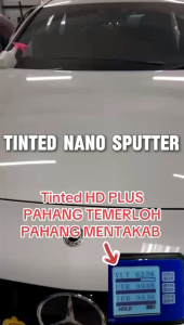 【SIAP POTONG】IRR 99% HD Nano Ceramic Sputter Film HD PLUS 2MIL Tinted Nano Sputter HD Plus
