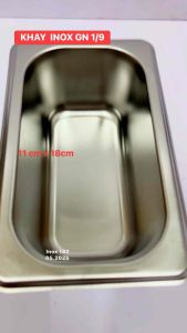🅾️ KHAY INOX GN 1/9 / KHAY ĐỰNG THỰC PHẨM / KHAY ĐỰNG TOPPING / KHAY BUFFET / KHAY NHỎ