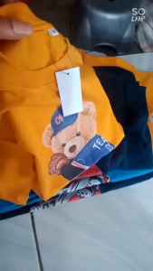 Kaos Anak Teddy Bear Series 4: Nyaman & Tahan Lama