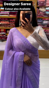 Designer Style Stunning Sequences Party Wear Collections Saree (Pre-order : 2/3 Weeks Delivery) PFTE090224 - HR/MW-ITG070224