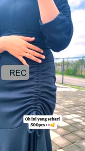 Dilla dress Ootd kondangan-gamis busui bodycone- dress wanita remaja dewasa terbaru