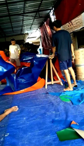 Terpal Kolam Terpal Ikan Kotak A20 Korea 100x100x80/1x1x0.8 Untuk Budidaya Ikan NilaUdangGurameCupangDll
