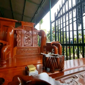 Gạt tàn thuốc gạc tàn thuốc lá gỗ lim trang trí bàn phòng khách