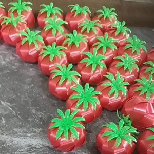 เหรียญโปรยทาน มะเขือเทศ สินค้าตัวเปล่า 50 ชิ้น 120 บาท สินค้ามีพร้อมส่ง