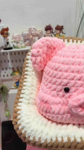 Heo bánh mì sandwich móc len ảnh thật siêu cute làm quà tặng