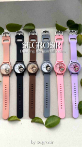 Cod Jam Tangan Anak-Anak Labubu Analog Jam Tangan Fashion Anak Realpict Ready Stok!