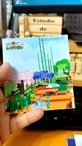 Estudio | 10pcs Grow a garden Fan Made Stickers for notebooks journal bujo scrapbook etc