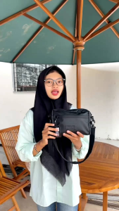 Tas Tangan Pria 3in1 Clucth PEGE Yeza Tas Selempang Sling Bag Casual Anti Air - PG 9096