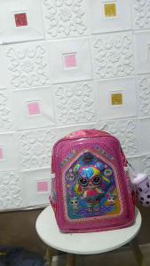 Tas Sekolah Paud Anak Cewek Tas Punggung Gambar LOL Murah Lampu Led