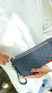 Pouch Bianca By Biru Tsabita Dompet Wanita Chocoly Anti Air