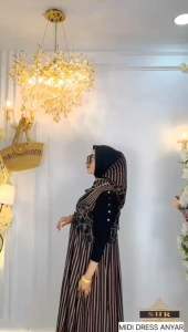 READY MIDI DRESS SHR//MIDI HONDSTOT SALUR SHR//BISA COD