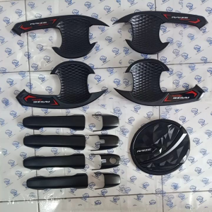 Paket Cover Handle Outer Plus Tutup Bensin Raize Hitam Doff