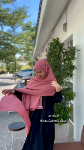 230x100 Pashmina jumbo syari wolfis premium I pasmina Woolpeach premium 230x100 jumbo polos I pashmina jumbo polos