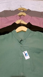 kemeja tunik shakila street premium bluouse wanita kasual standar jumbo