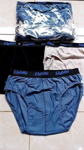 Celana Dalam Pria Lusinan 12 pcs | CD Pria AQL Karet Boxer size M-XXL