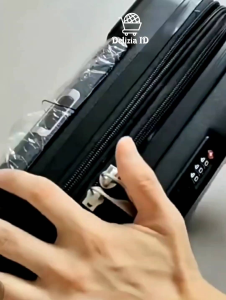 Koper Lipat Penyimpanan yang dapat diperluas / Travelling Koper Kabin 20 inchi Koper Lipat Portable Hardcase Fiber Roda Universal