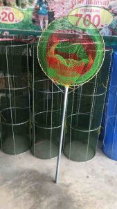 สวิงตักปลาด้ามยาว สวิงตักปลาด้ามเหล็ก เชือกเส้นใหญ่ แข็งแรง ทนทาน ใช้งานเอนกประสงค์