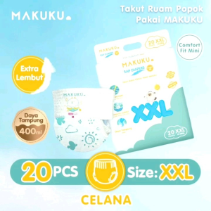 MAKUKU SAP Diapers Comfort Fit Mini Pants XXL20 Popok Bayi