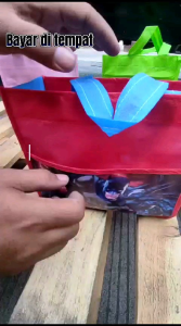 Tas Ulang Tahun Anak Desain Karakter Populer - Goodie Bag - Warna Cerah & Motif Menarik