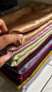 bahan maxmara polos | satin maxmara | kain meteran polosan(harga per 05m)