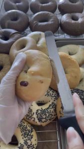 【【HOLIDAY NEW MENU 🎄B6F1 ❗️】Freshly Baked Bagels (no filling) - Low sugar Oil free crispy soft and chewy