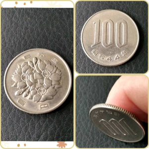 100% Authentic 1969 昭和44年 Japan 100 yen old coins good condition *Actual Pictures Taken No Stock Photos *Free Courier Tracking Delivery *Catalogue #0189