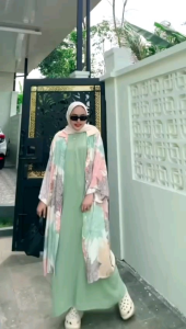 GAMIS CRINGKEL SET OUTER/GAMIS SET OUTER RAYON VISCOSE/GAMIS SET OUTER KEKINIAN