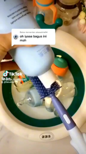 SIKAT BOTOL SUSU BAYI 3 in 1 / PEMBERSIH BOTOL SUSU LENTUR DAN LEMBUT
