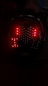 Stoplamp Running Scoopy New Donat.Prestige.CBS 2020-2024 Bentuk I Love U 8 Mode Otomatis