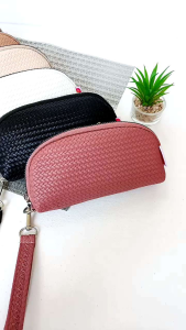 Dompet Pouch Koin Wanita Motif Anyaman Tikar by Inoe