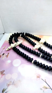 Tasbih Tijani Yuser Black Kombinasi Tulang Kerbau C46