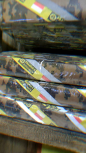Scraf Pramuka Loreng Lis woven bordir beraneka varian menyala dalam gelap