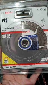BEST FOR GRANITE: Diamond Wheel TURBO 4\" BOSCH Mata Pisau Potong Granit