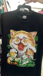ถูกที่สุด!! เสื้อยืดลายแมว มาใหม่!! Cotton100% เสื้อแมวโปรยเงิน เสื้อแก็งค์แมว สกรีนคมชัด สีสด เสื้อดำ คอกลม เสื้อยืดสวยๆ เท่ห์ๆ oversize เสื้อบอล เสื้อช้าง