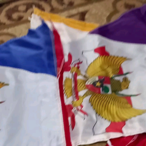 Warna Warni Umbul Bendera Panjang Simbol Garuda/Umbul Zigzag Garuda 5 Pcs