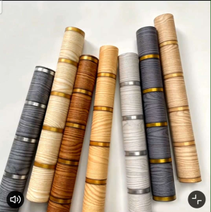 wallpaper sticker dinding motif panel kayu 8sd9m x 45cm per roll